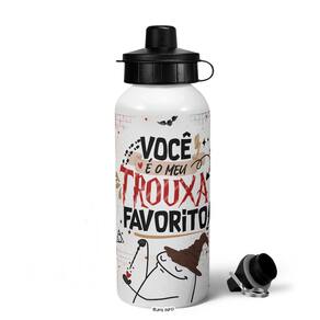 Garrafa Squeeze MQ Flork - Você é o meu trouxa favorito!