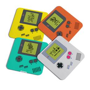 Porta copos Gamer - Game CoasterBoy com 4 peças