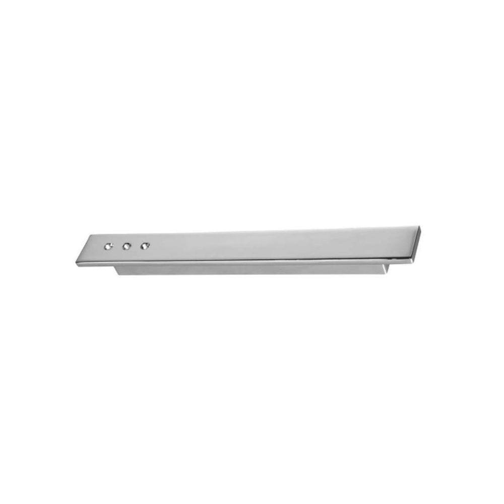Puxador Barra Firenze 3 Crystais Ss20 96Mm Escovado Gruppa