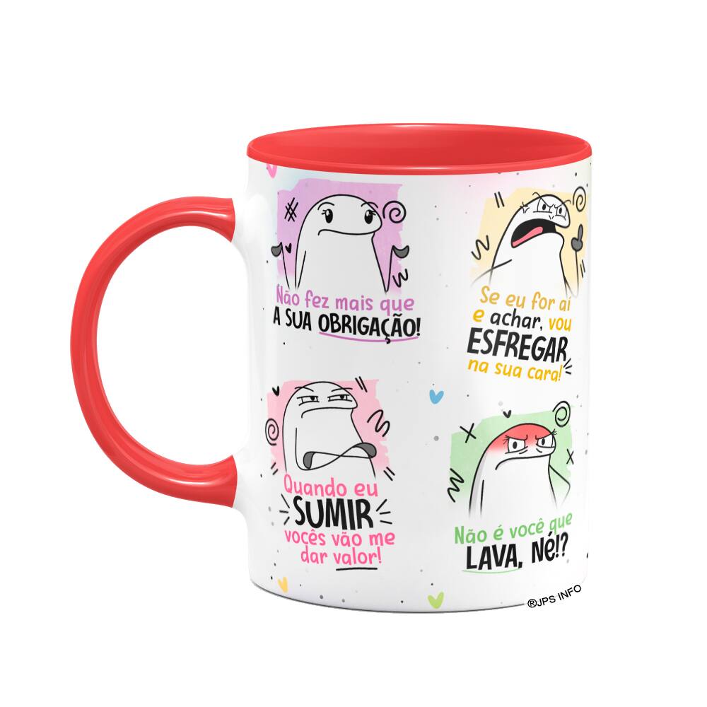 Caneca Flork Mães - Falas de Mãe - B-red