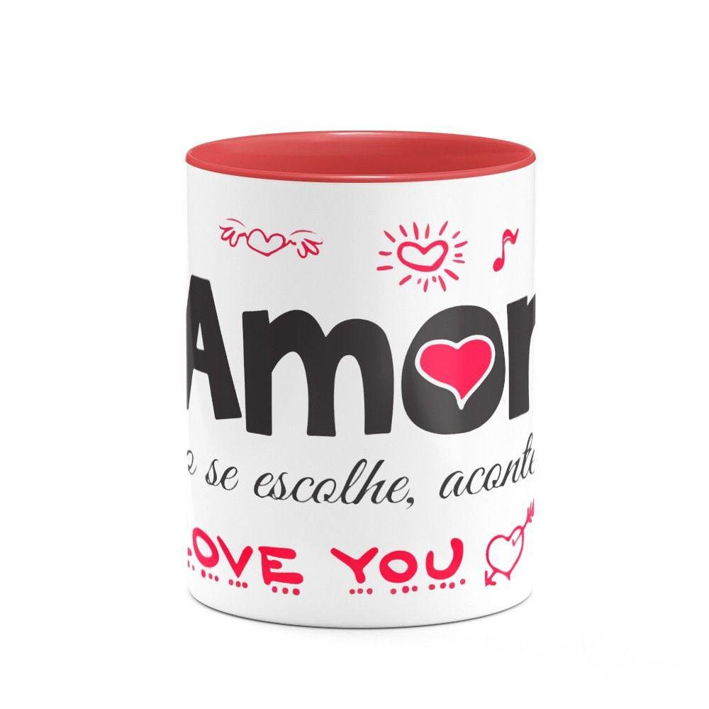 Caneca B-red Namorados Amor não se escolhe