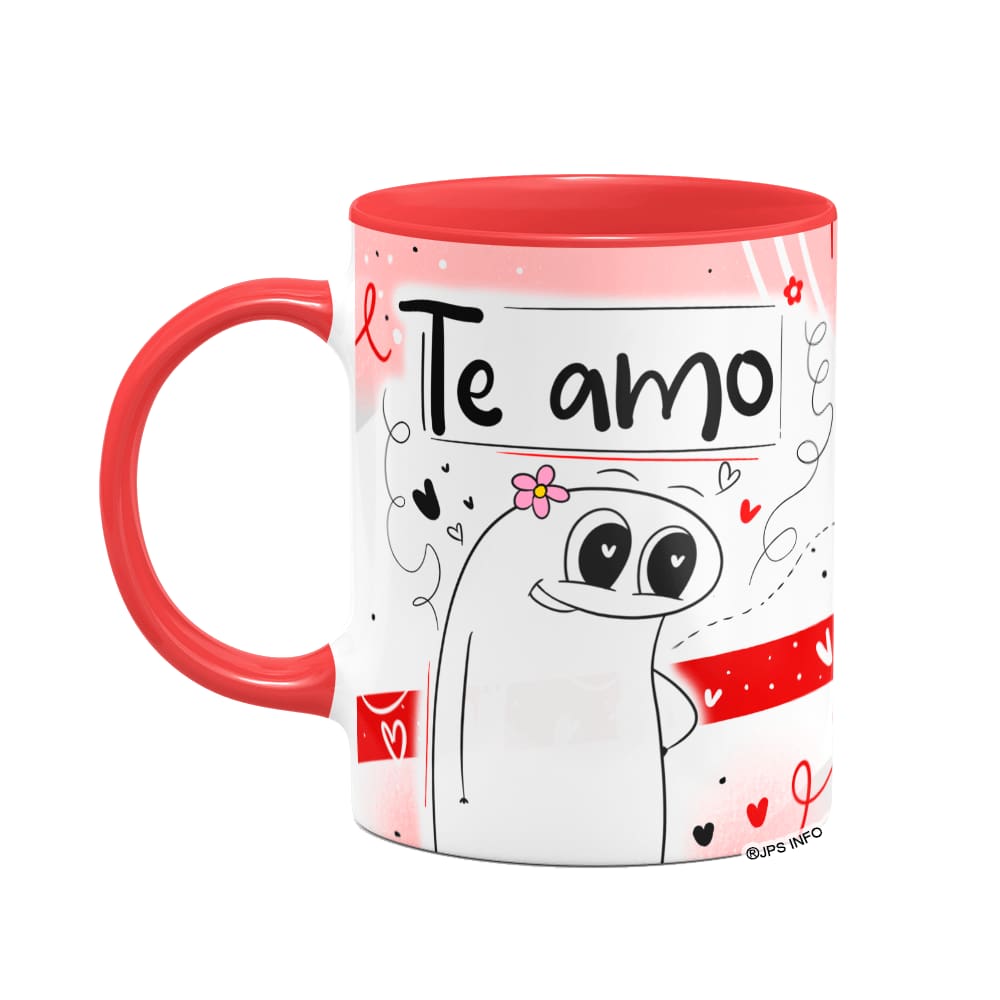 Caneca Flork Namorados - Dá vontade de colocar fogo! B-red