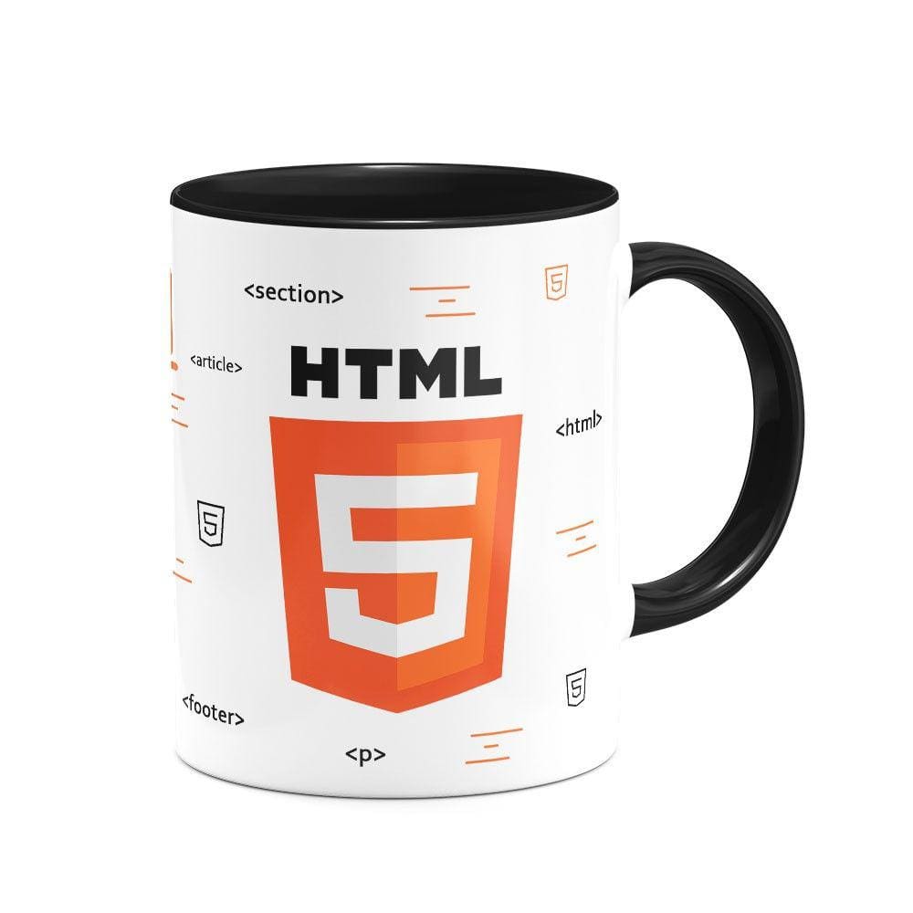 Caneca Dev HTML 5 - B-black