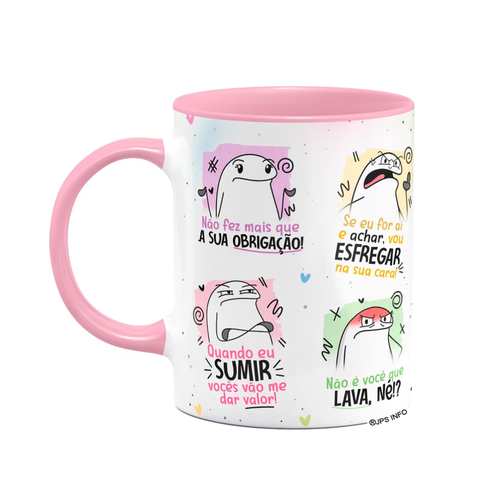Caneca Flork Mães - Falas de Mãe - B-pink