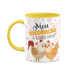 Caneca Namorados - Meu cocoração é todo seu! B-yellow