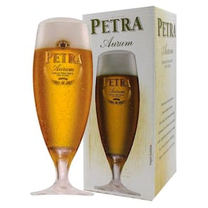 Taça De Cristal 300ml Cerveja Petra Aurum