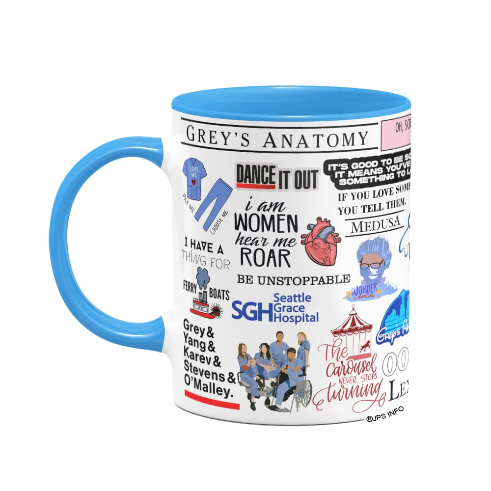 Caneca Icons Moments - Greys anatomy - B-blue
