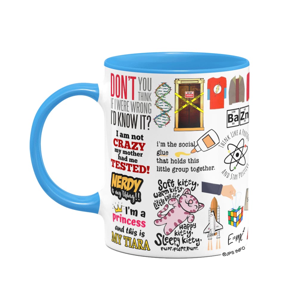 Caneca Icons Moments - The Big bang Theory - B-blue