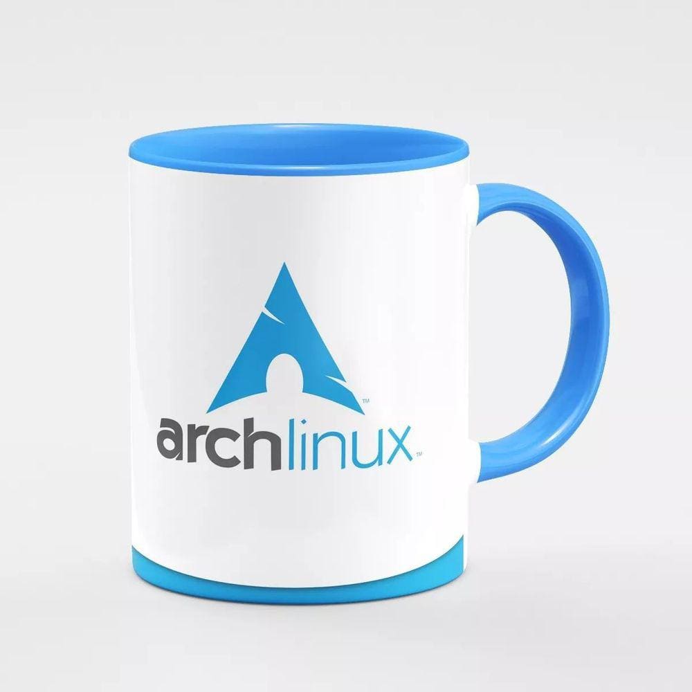 Caneca B-blue Arch Linux