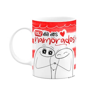 Caneca Flork Namorados - Feliz dia dos namorados