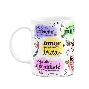 Caneca Namorados - Declarações - Branca