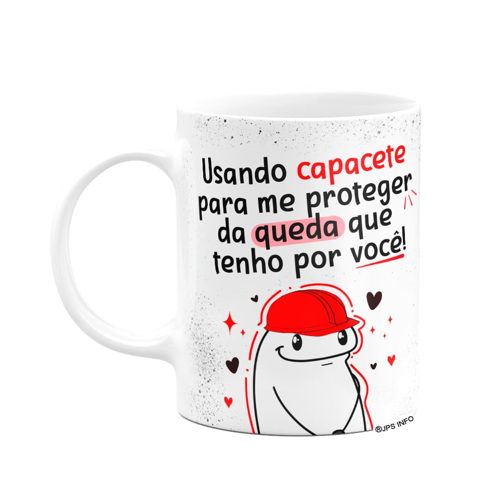 Caneca Flork Namorados - Minha queda por você!