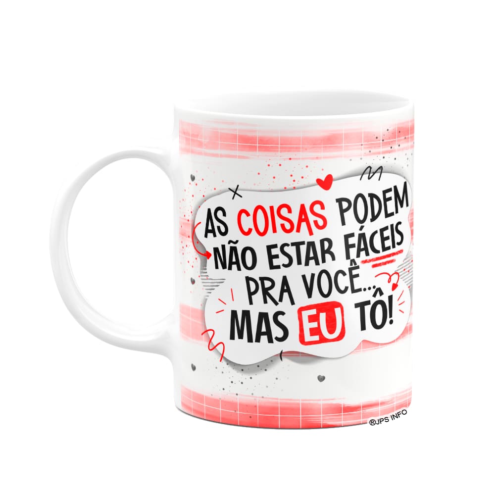 Caneca Namorados - Pra você tô fácil!