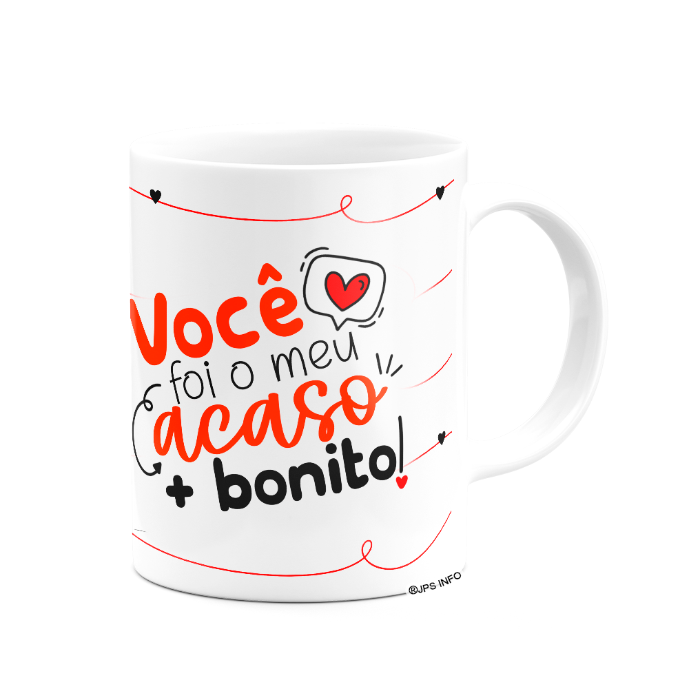 Caneca Namorados - Meu acaso mais bonito