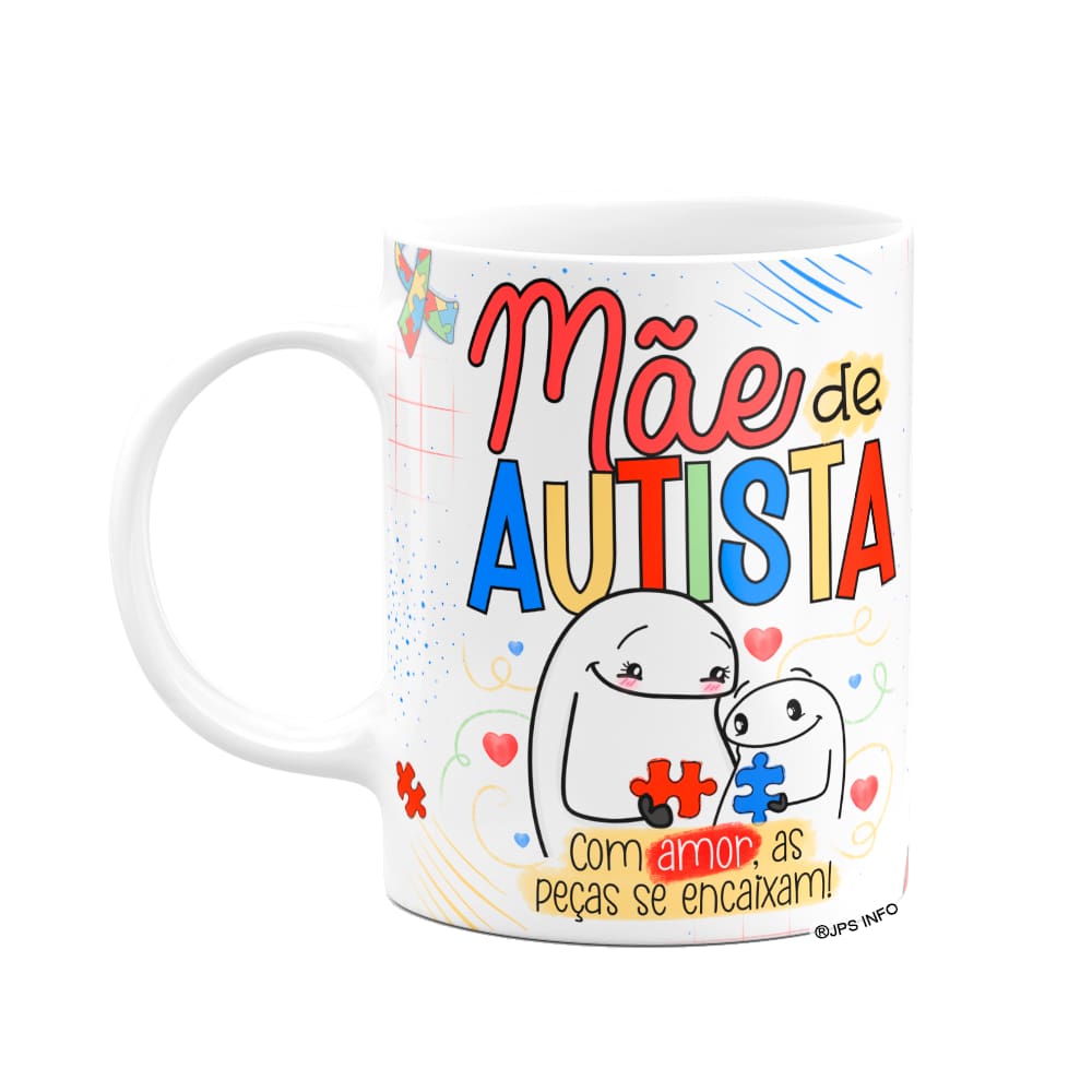Caneca Flork Mães - Mãe de autista