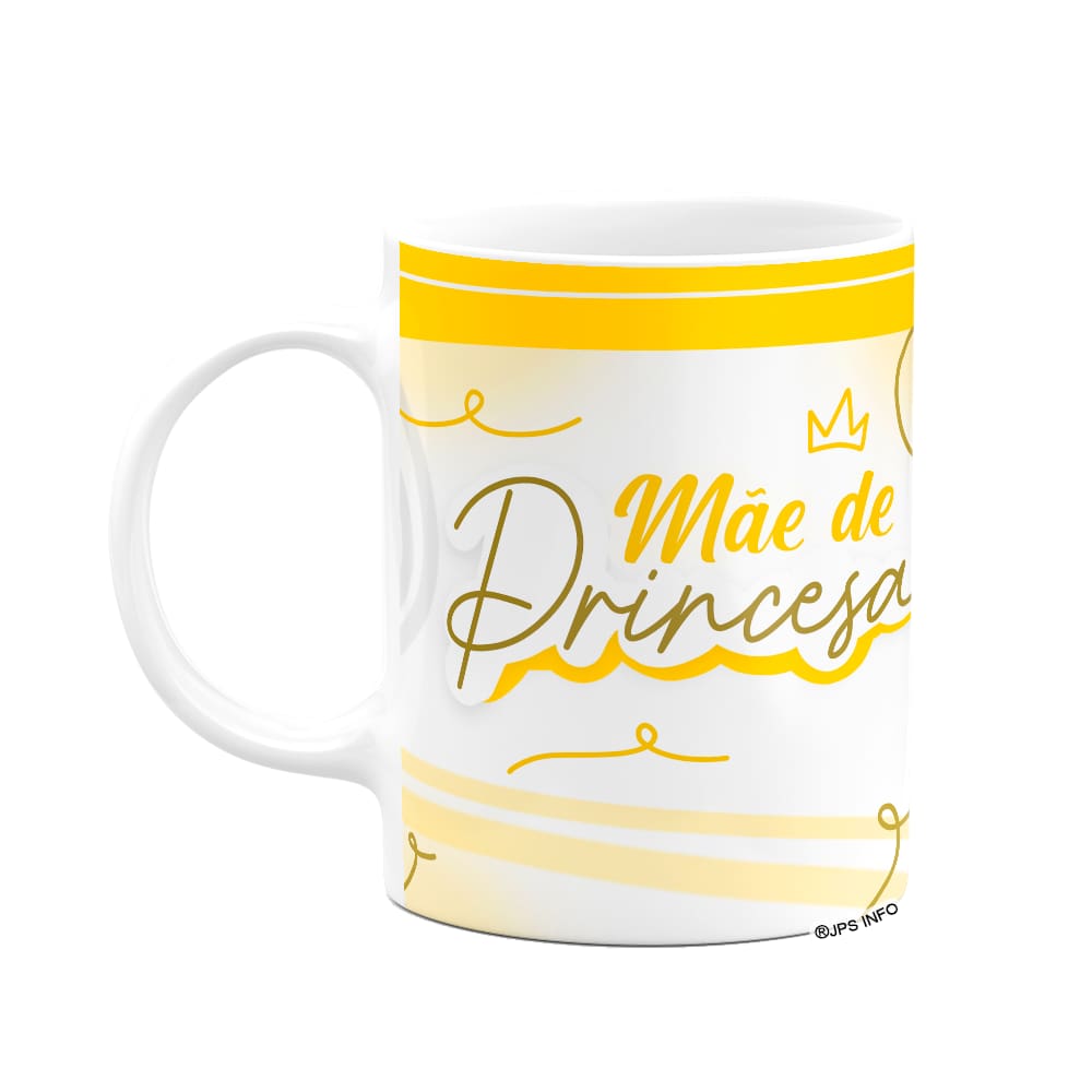 Caneca Mães - Mãe de princesa - Branca