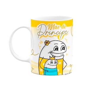 Caneca Flork Mães - Mãe de príncipe - Branca