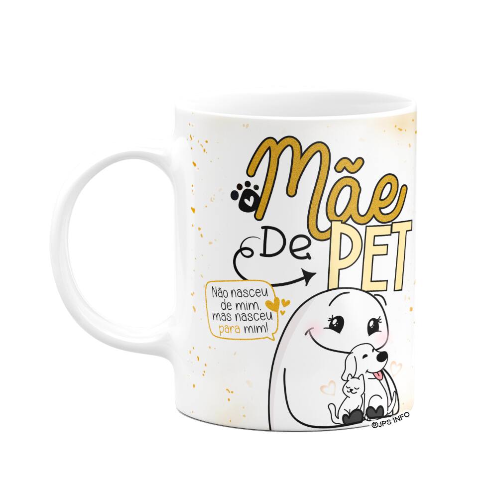 Caneca Flork Mães - Mãe de pet