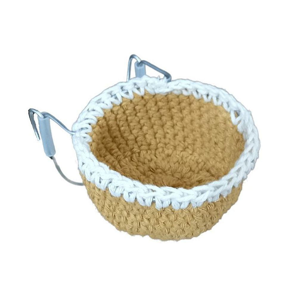 Ninho Crochê com Suporte Vertical - Tarim