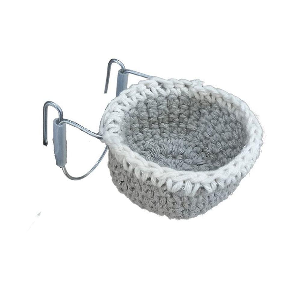 Ninho Crochê com Suporte Vertical - Manon