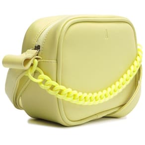 Bolsa Anacapri Crossbody Corrente Monocromática Pequena