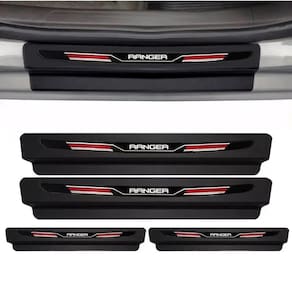 Kit Soleira Resinada Proteção Porta Ford Ranger - Sport