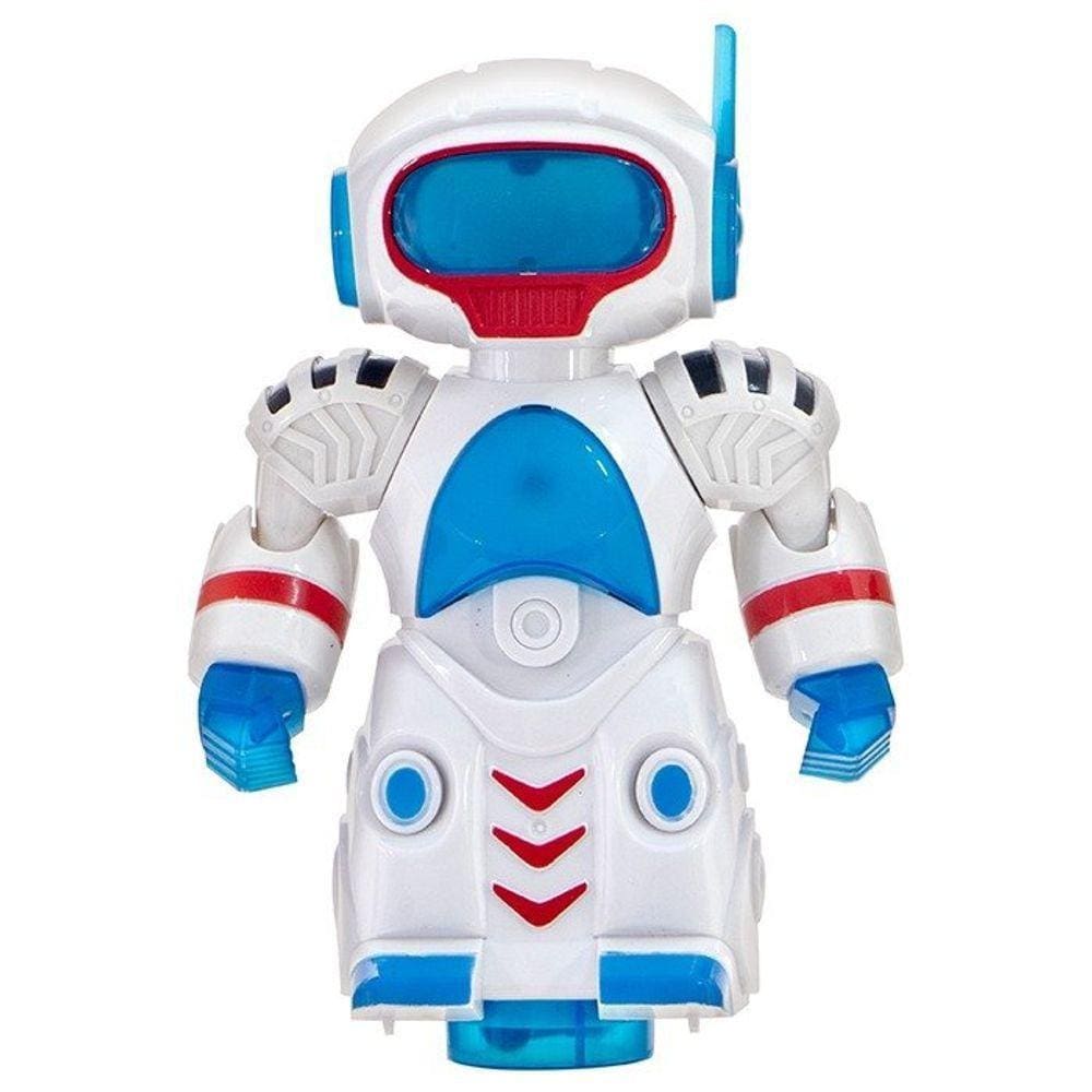 Brinquedo Robô Bate E Volta Infantil Com Luz Som