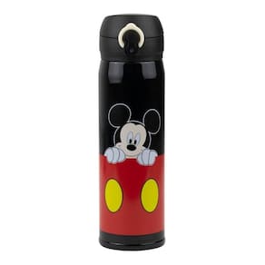 Garrafa Térmica Preta Mickey Mouse 400ml  Disney