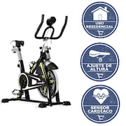 Bicicleta Ergométrica Vertical Spinning Kikos Residencial F3i com Roda de Inércia de 10 Kg