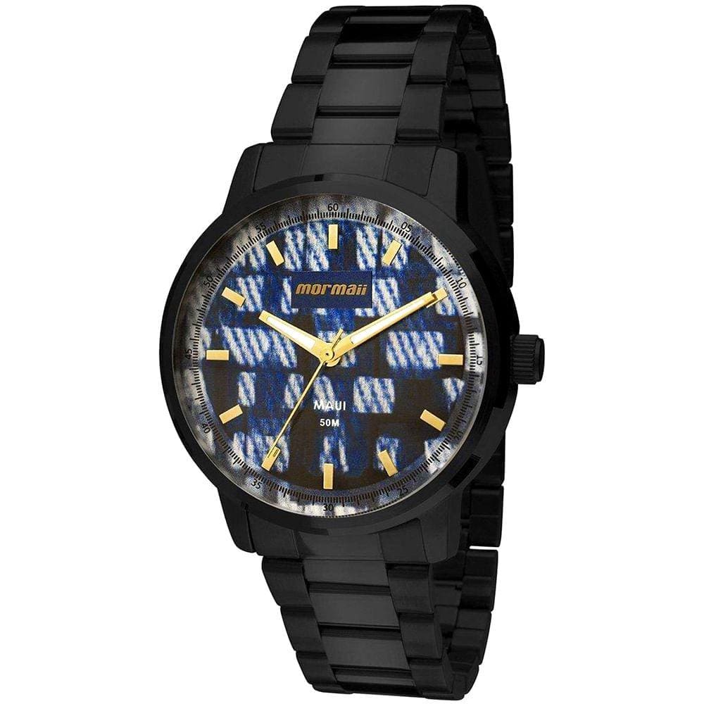 Relógio MORMAII unissex analógico preto MO2036HV/4A