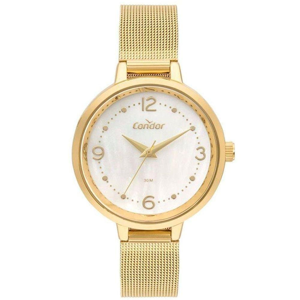 Relógio CONDOR feminino dourado analógico CO2036KWYS/4B