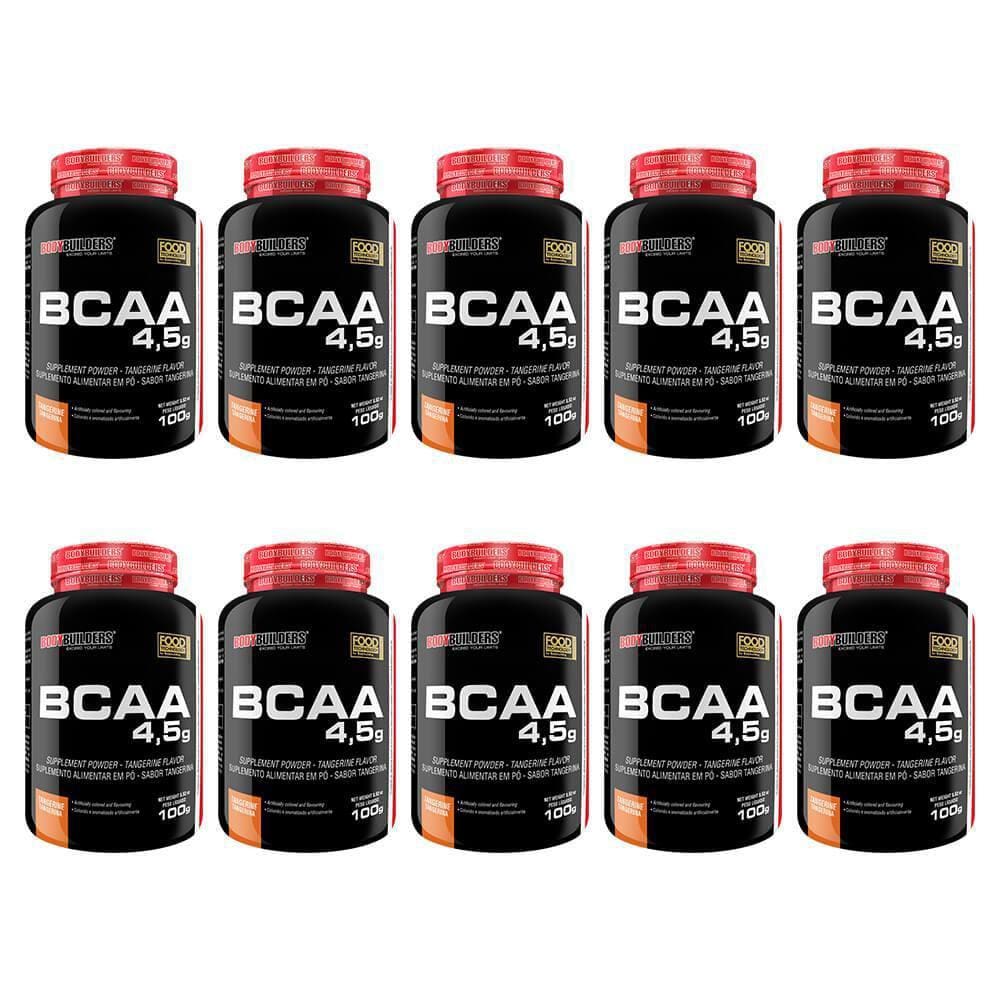 Kit 10 X Bcaa 4,5 100Gr - Bodybuilders