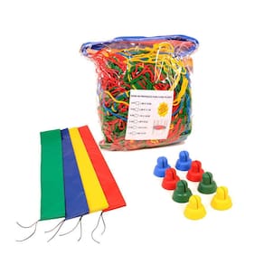 Kit Para Cama Elástica 3,05M Com Rede 8 Capas E 8 Ponteiras
