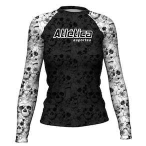 Rash Guard Skull Feminina Atlética Esportes
