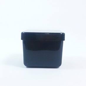 Caixinha Lembrancinha de Plástico 5x5 Preto - 100 UN