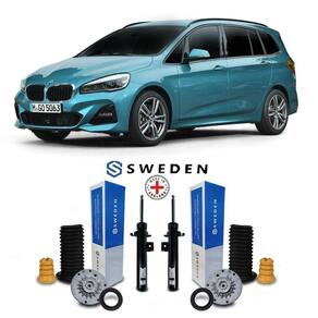 2 Amortecedores Kit Coxim Dianteiro Bmw 220I 2018