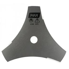 Lamina Rocadeira Aco Temperado 3 Pontas 255Mm Furo 1" Max