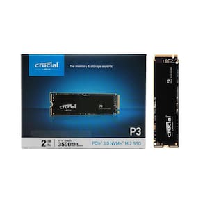 Ssd 2Tb Crucial P3, M.2 2280, Nvme Pcie Gen 3 X4, Leitura