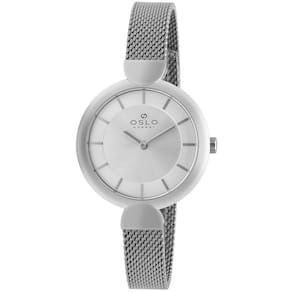 Relógio Oslo Feminino Ref: Ofbsss9t0024 S1sx Slim Prateado
