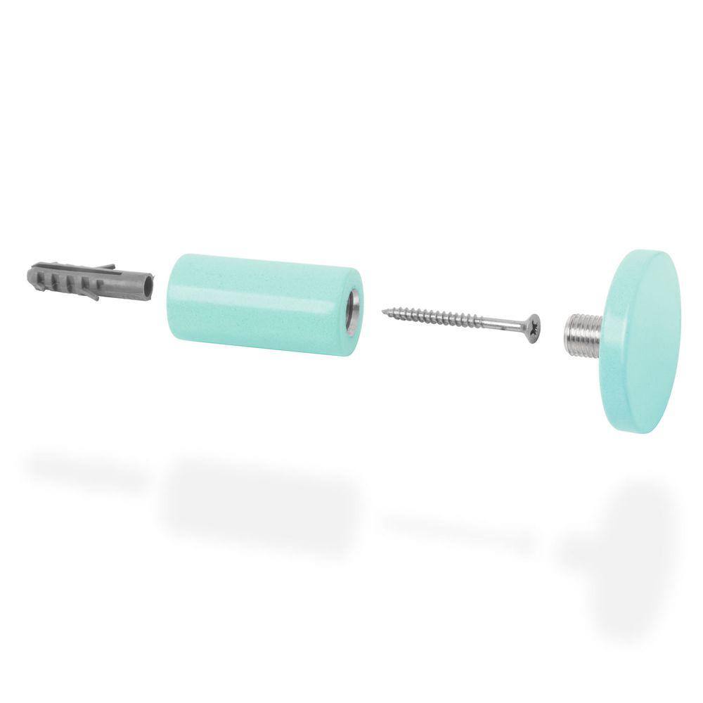 Pendurador Gancho Multiuso Verde 3 cm