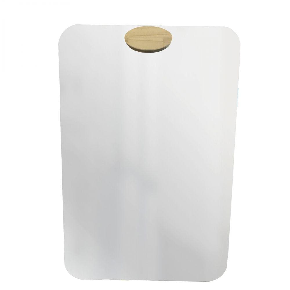 Espelho Decorativo Aplique Oval Pinus 60x40cm Retangular