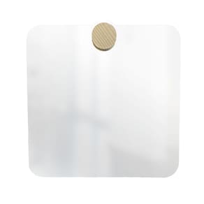 Espelho Decorativo Aplique Redondo Pinus 50x50cm Quadrado