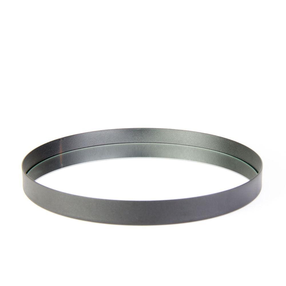 Bandeja Decorativa Preta 40 cm Redondo