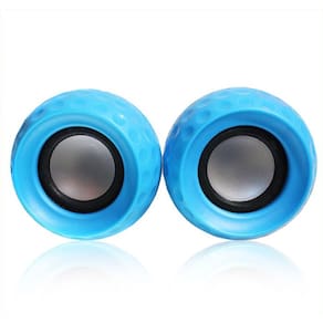 Mini Caixa de Som USB Azul 2.0 Potência 6W RMS
