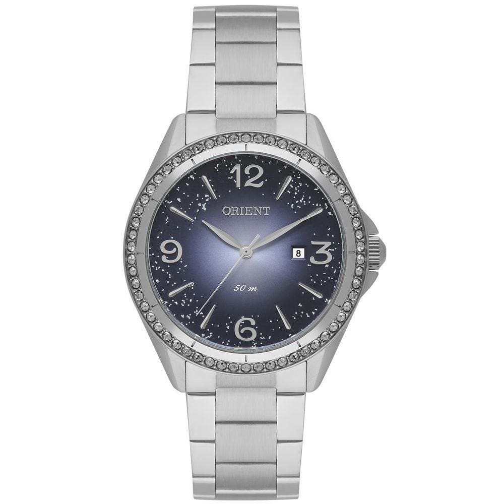 Relógio Orient Feminino Ref: Fbss1195 D2sx Casual Prateado