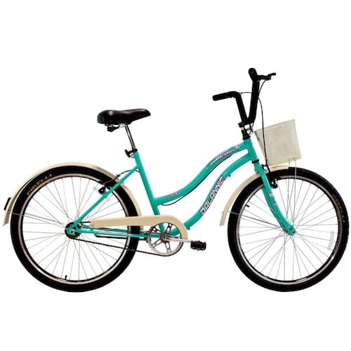 imagem-Bicicleta para menina Aro 20 Beach cor Azul Turquesa