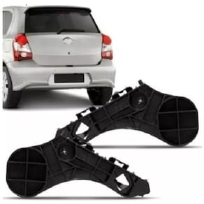 Par Guia Parachoque Traseiro Etios Hatch 2013 14 15 16 2017