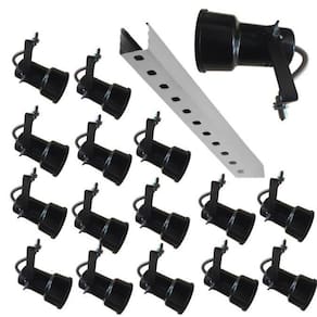 Spot Para Trilho Eletrocalha 15 Peças Lam Led Bulbo/Par 20
