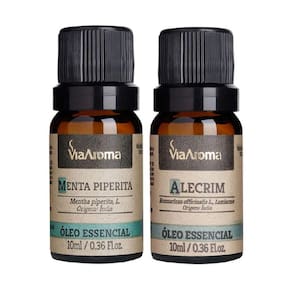 Kit Concentração 2 Óleos Essenciais Via Aroma 10ml