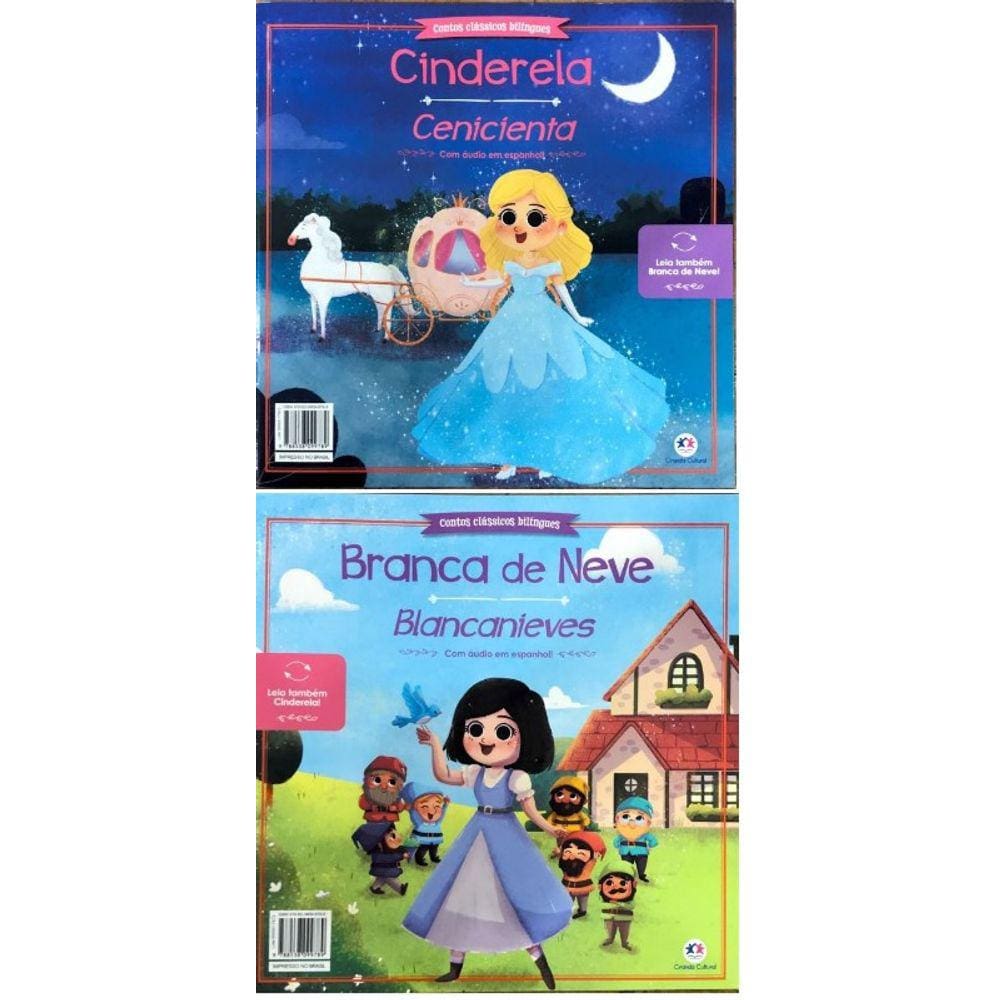 Cinderela E Branca De Neve - Espanhol